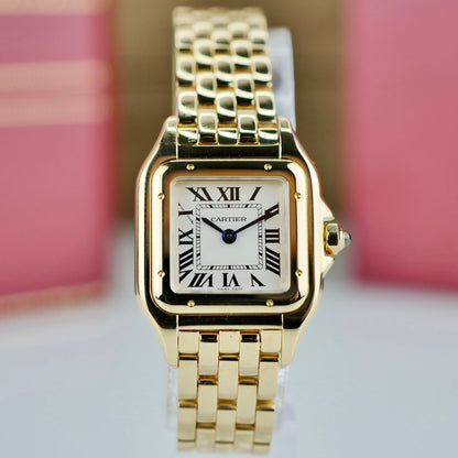 Cartier Panthère de Cartier WGPN0059 – 18 K Yellow Gold | Small Model | Silver Dial | Brand New