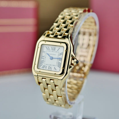 Cartier Panthère de Cartier WGPN0059 – 18 K Yellow Gold | Small Model | Silver Dial | Brand New