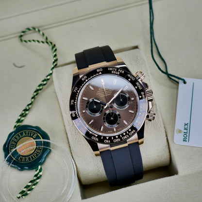 Rolex Cosmograph Daytona 126515LN – Everose Gold - Chocolate Dial - 2025 Brand New