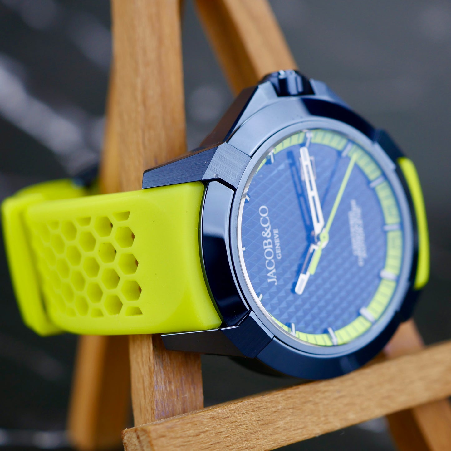 Jacob & Co. Epic X Sport EX130.13.AA.AA.ABRUA – Blue PVD | 41 mm | Automatic | Like-New | Full Set