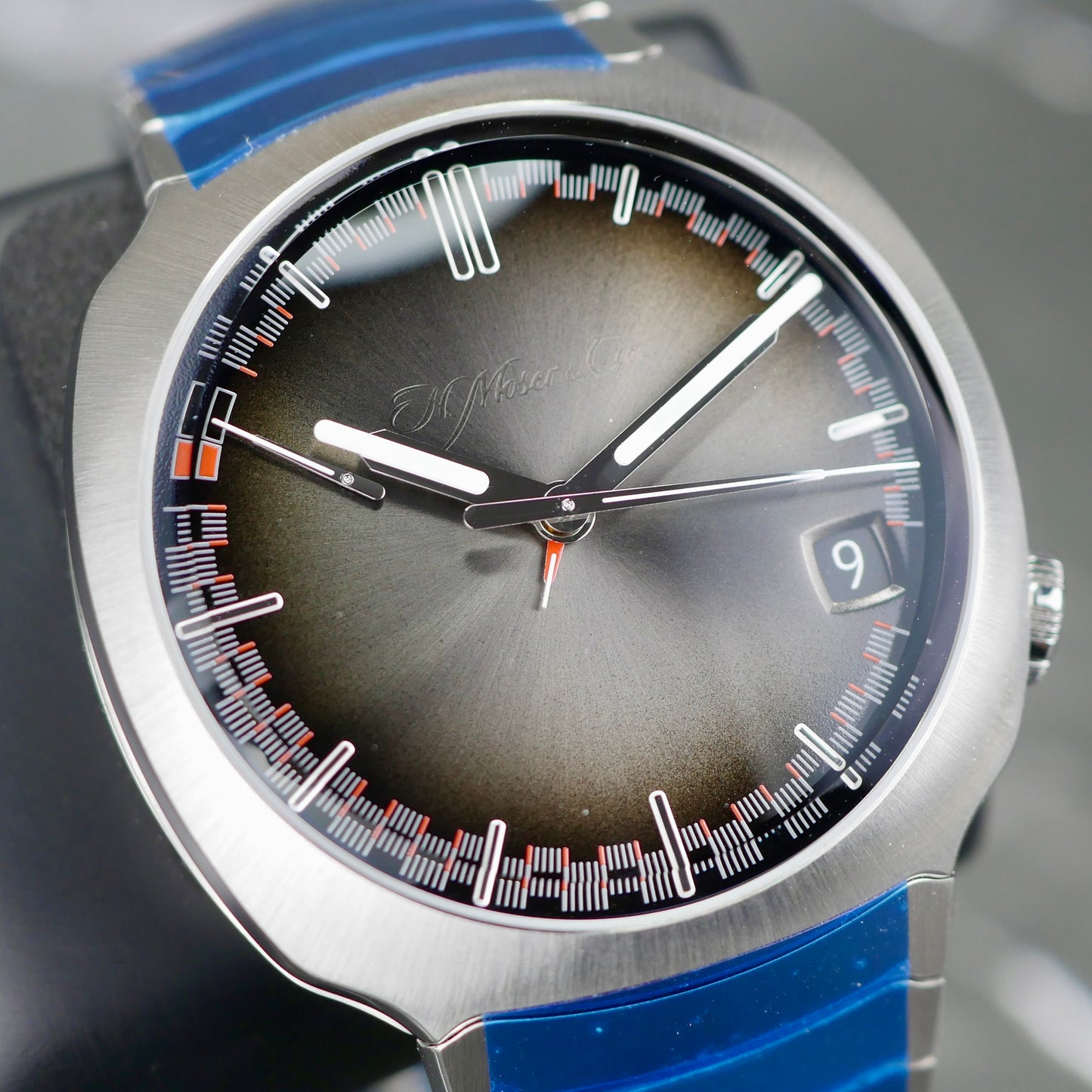 H. Moser & Cie. Streamliner Perpetual Calendar 6812-1200 – Stainless Steel | Brand New | 2022 | Full Stickers