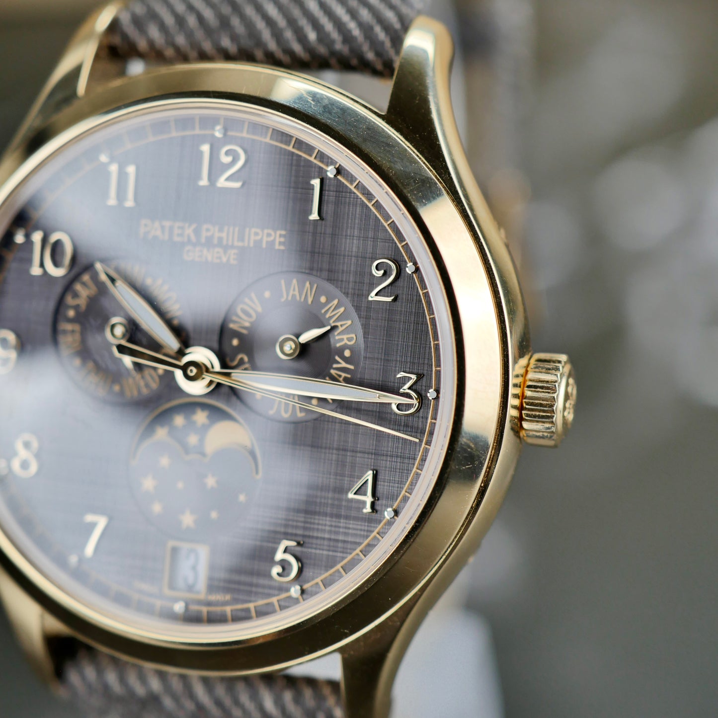 Patek Philippe Annual Calendar Moon Phase — Rose Gold | Chestnut Dial | Ref. 4946R-001 | Late 2025