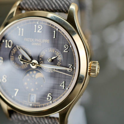 Patek Philippe Annual Calendar Moon Phase — Rose Gold | Chestnut Dial | Ref. 4946R-001 | Late 2025