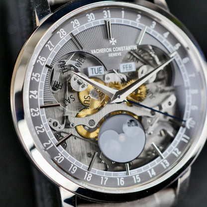 Vacheron Constantin Traditionnelle Complete Calendar Openface 4020T/000G-B655 – 18K White Gold | 2022 | Mint | Full Set