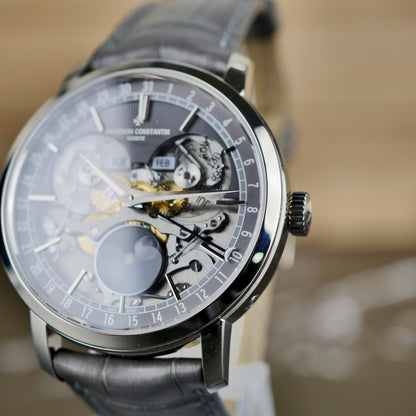 Vacheron Constantin Traditionnelle Complete Calendar Openface 4020T/000G-B655 – 18K White Gold | 2022 | Mint | Full Set
