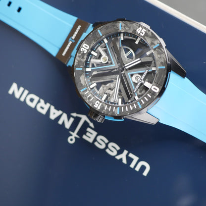 Ulysse Nardin Diver X Skeleton Azure 3723-170-2B/3A – Titanium | 44mm | 2023 | Brand New | Full Set