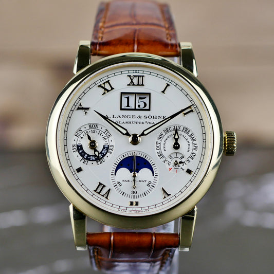 A. Lange & Söhne Langematik Perpetual Calendar 310.021 – 2nd Generation | Factory Overhaul | Warranty to 02/2028 | Full Set