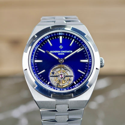 Vacheron Constantin Overseas Chronograph 6000V/110A-B544  Stainless Steel | Blue Dial | 2020 | Unpolished | Full Set | Serviced 2025
