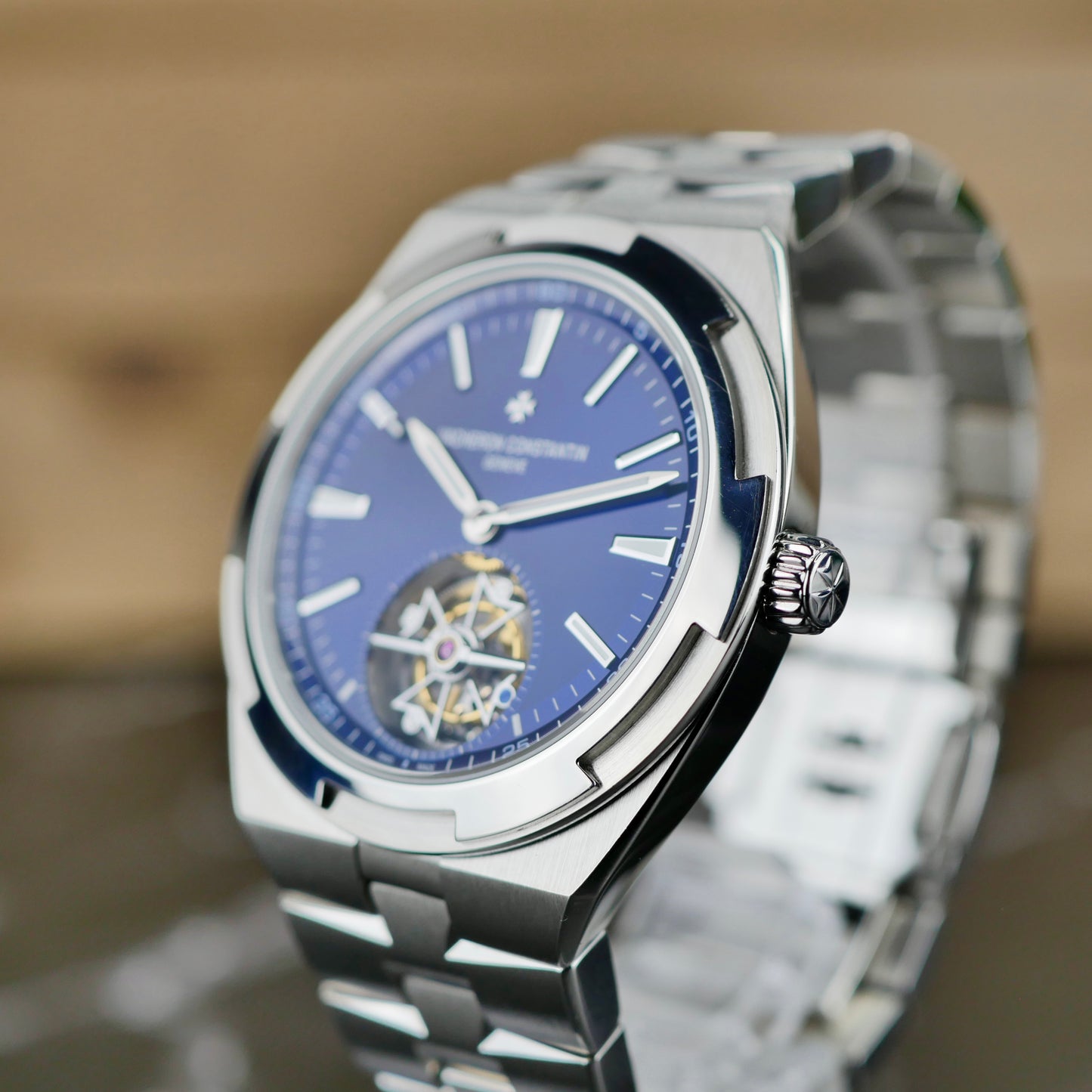 Vacheron Constantin Overseas Chronograph 6000V/110A-B544  Stainless Steel | Blue Dial | 2020 | Unpolished | Full Set | Serviced 2025