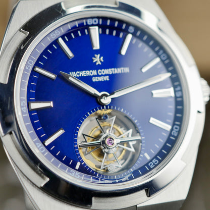 Vacheron Constantin Overseas Chronograph 6000V/110A-B544  Stainless Steel | Blue Dial | 2020 | Unpolished | Full Set | Serviced 2025