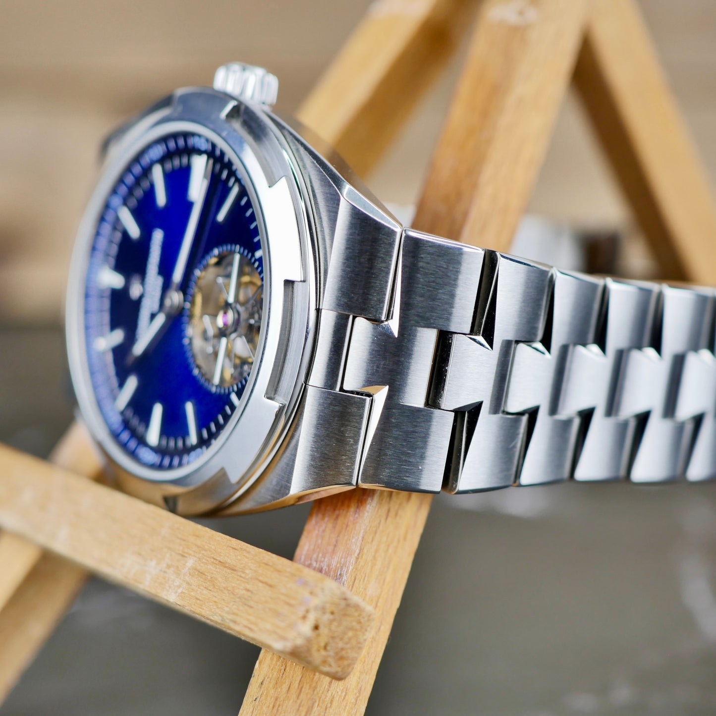 Vacheron Constantin Overseas Chronograph 6000V/110A-B544  Stainless Steel | Blue Dial | 2020 | Unpolished | Full Set | Serviced 2025
