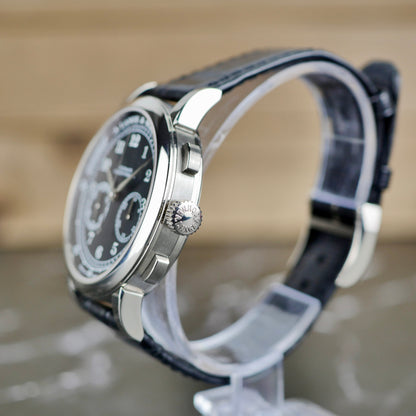 A. Lange & Söhne 1815 Chronograph 414.028  White Gold | Black Dial | 2018 | Mint Condition | Full Set