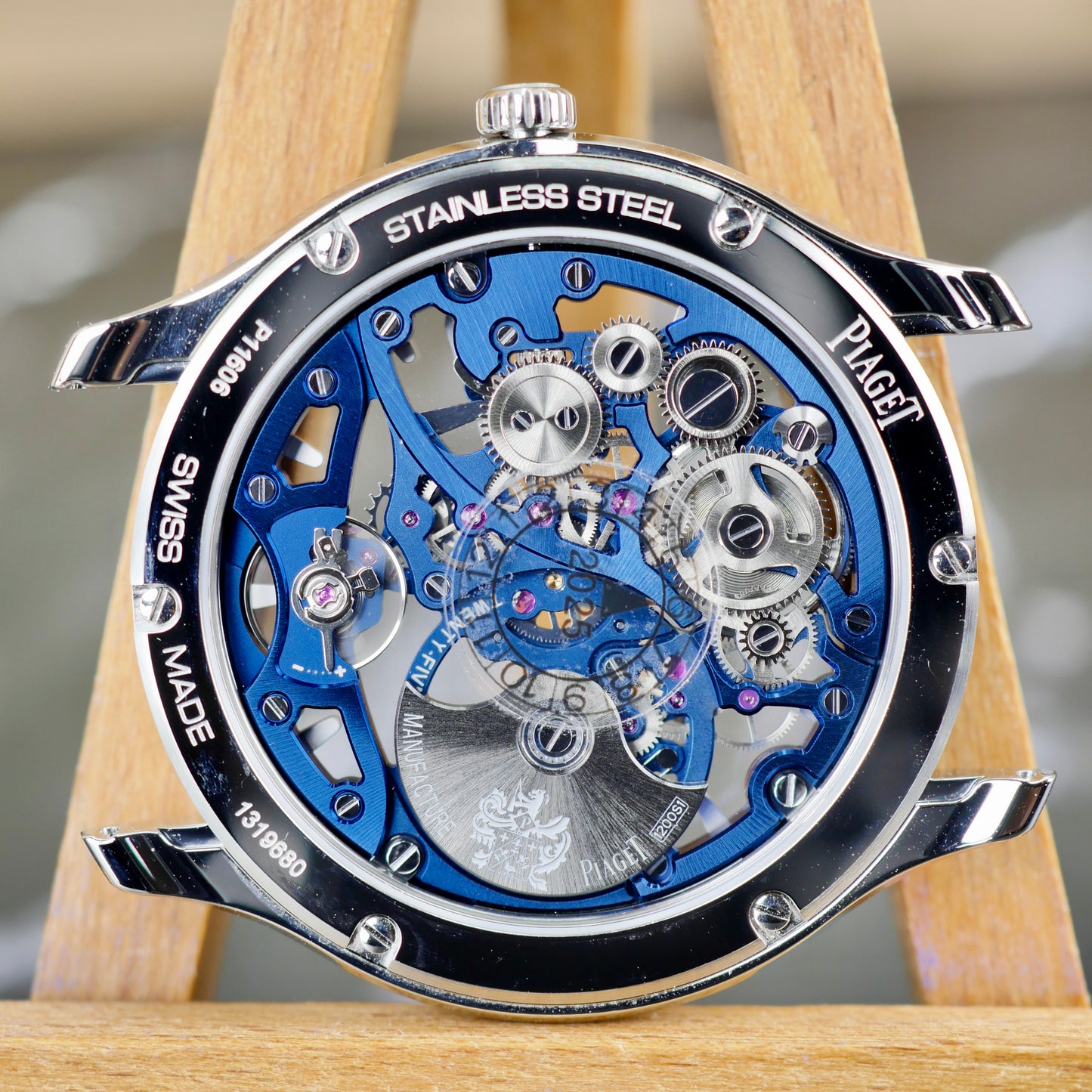 Piaget Polo Skeleton G0A45005  Stainless Steel | Blue Skeleton Dial | 02/2026 | Unworn | Full Set