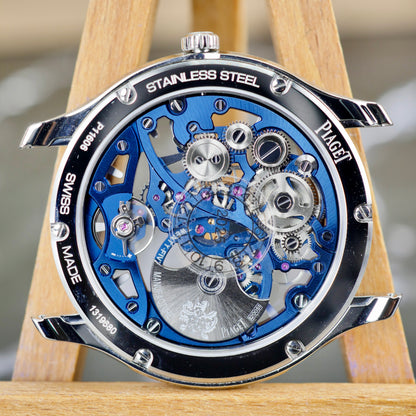 Piaget Polo Skeleton G0A45005  Stainless Steel | Blue Skeleton Dial | 02/2026 | Unworn | Full Set