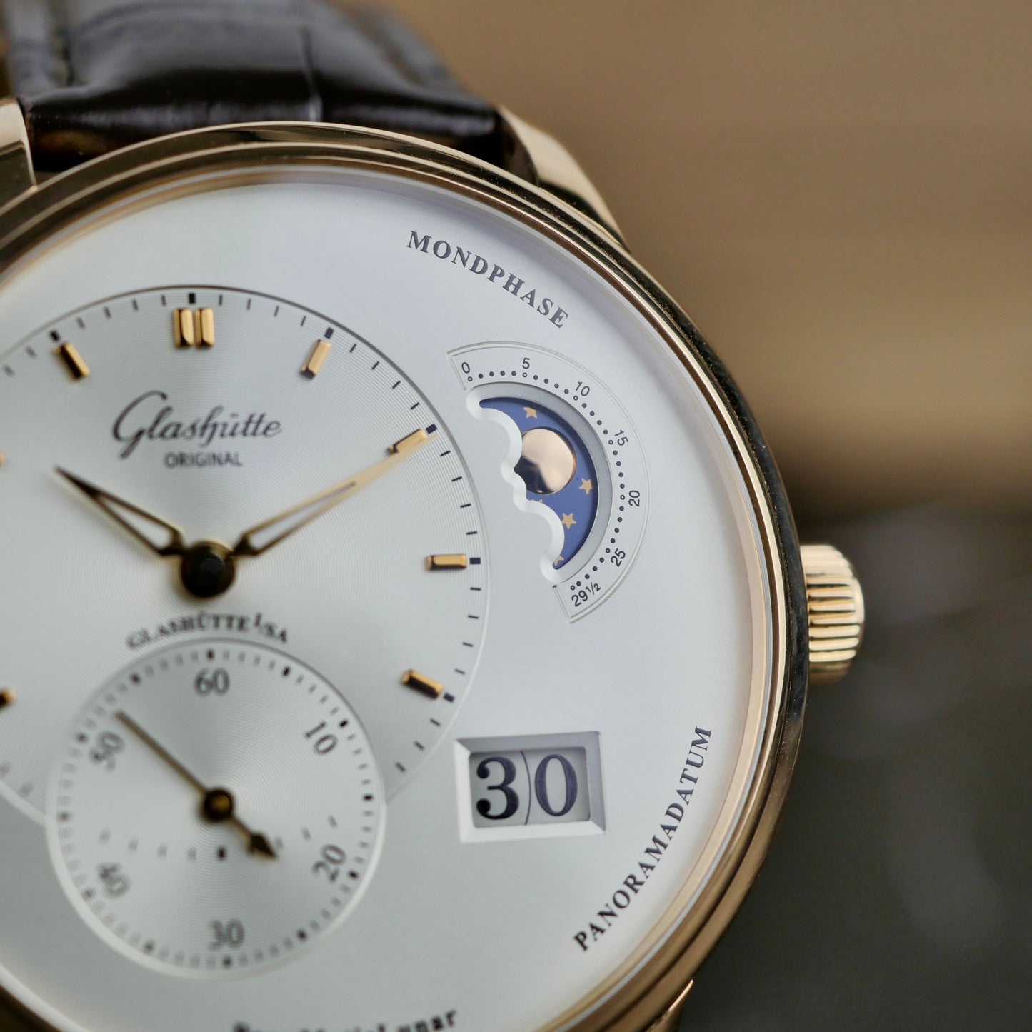 Glashütte Original PanoMaticLunar 1-90-02-45-35-62  Red Gold | 2023 | Full Set | Buckle Version | Additional Straps Included