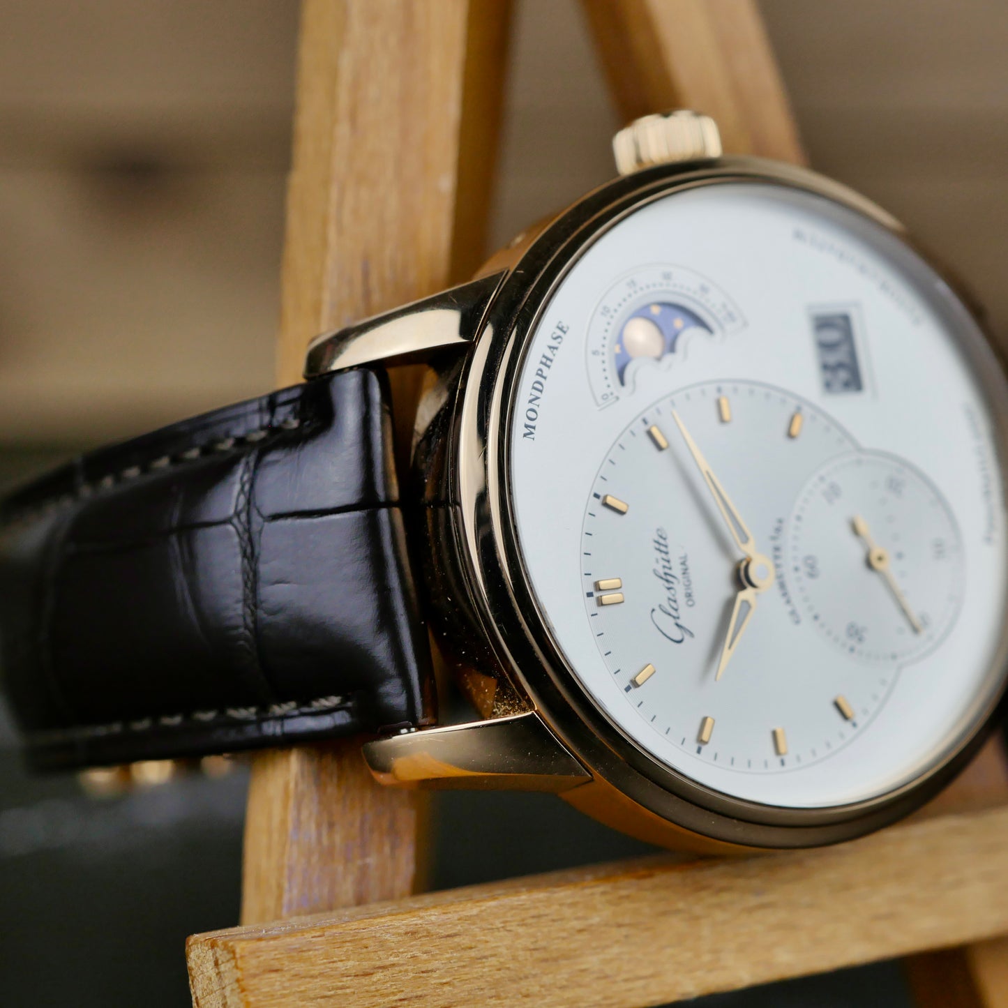 Glashütte Original PanoMaticLunar 1-90-02-45-35-62  Red Gold | 2023 | Full Set | Buckle Version | Additional Straps Included