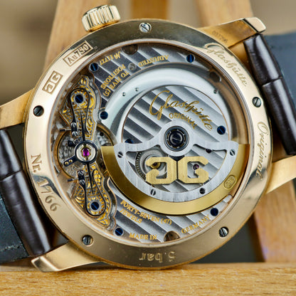 Glashütte Original PanoMaticLunar 1-90-02-45-35-62  Red Gold | 2023 | Full Set | Buckle Version | Additional Straps Included