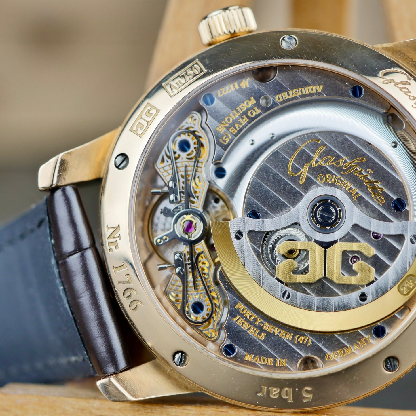 Glashütte Original PanoMaticLunar 1-90-02-45-35-62  Red Gold | 2023 | Full Set | Buckle Version | Additional Straps Included