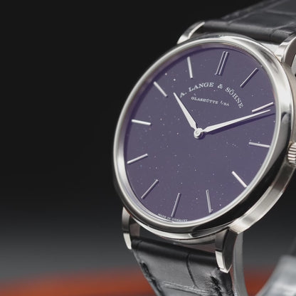 A. Lange & Söhne Saxonia Thin — White Gold | Aventurine Dial | 50 Limited | Ref. 211.087 | 2021
