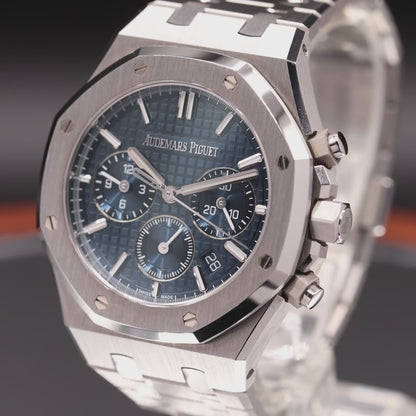 Audemars Piguet Royal Oak Chronograph 26715ST Blue Dial | 2024 Full Set