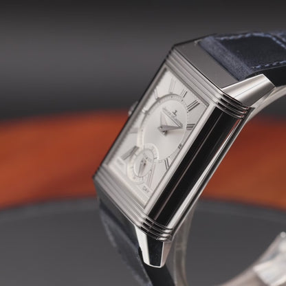 Jaeger-LeCoultre Reverso Tribute Duoface Small Seconds — Stainless Steel | Blue Sunray Dial | Ref. Q3988481 | 2026