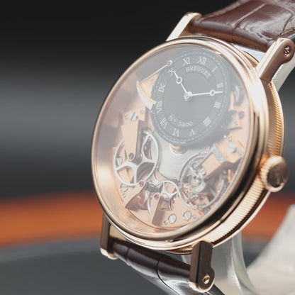 Breguet Tradition 7057 — Rose Gold | Black Guilloché Dial | Ref. 7057BR/G9/9W6 | 2024