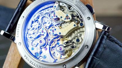 A. Lange & Söhne 1815 Chronograph 414.028  White Gold | Black Dial | 2018 | Mint Condition | Full Set